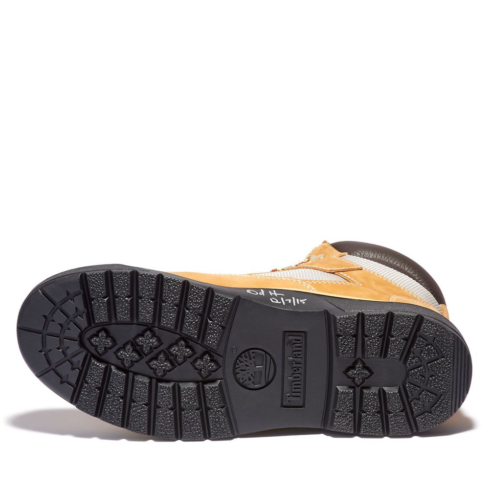Bototos Timberland Hombre 6-Inch Waterproof Field Marrones/Negras - Chile CDG-269014